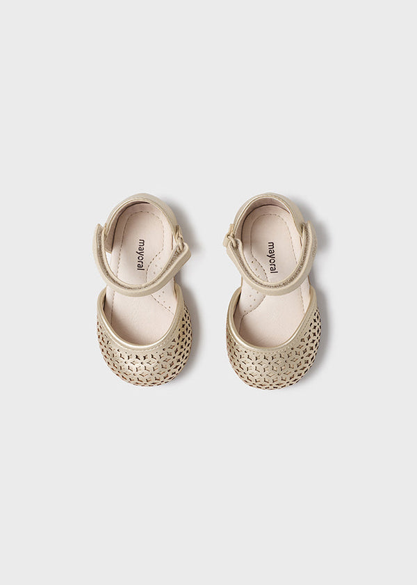 Mayoral D'orsay flats for baby girl - Gold-beige Mayoral