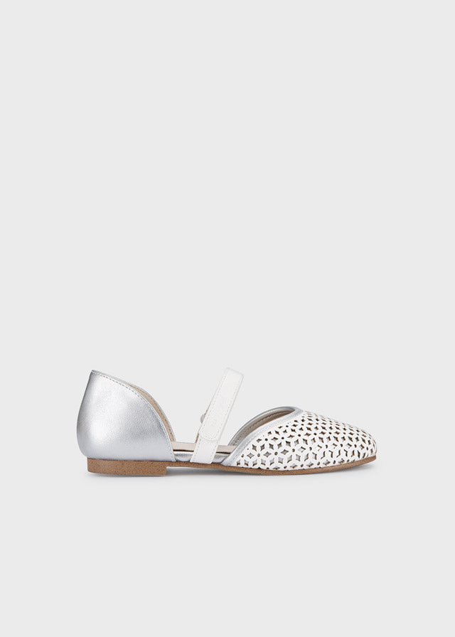 Mayoral D'orsay flats for girl - White-Silv Mayoral