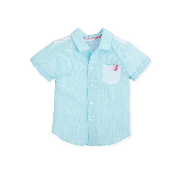 Boy Annie Shirt-Aquamarine Tutto Piccolo