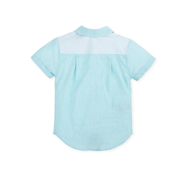 Boy Annie Shirt-Aquamarine Tutto Piccolo