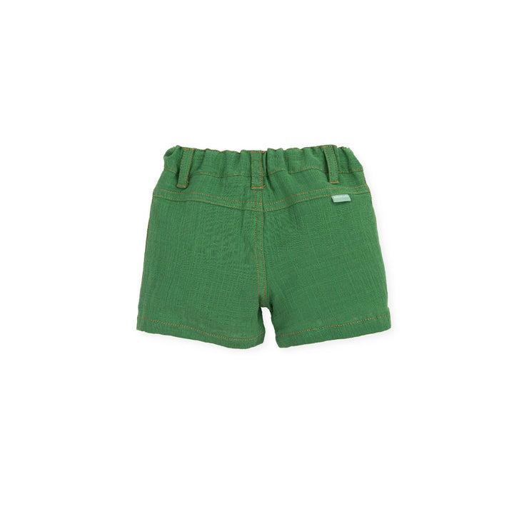 Boy Mi Casa Bermuda Shorts-Green Tutto Piccolo