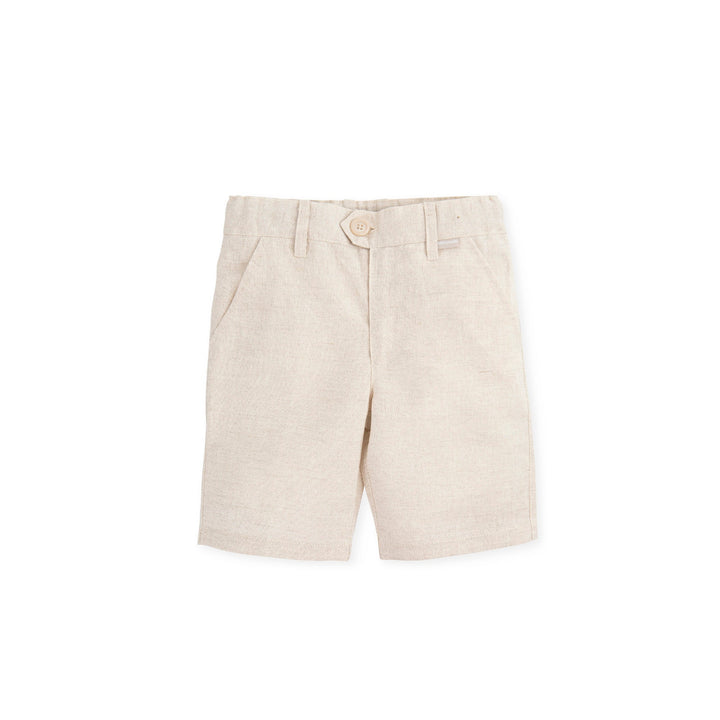 Boy Oye Como Va Bermuda Shorts-Sand Tutto Piccolo