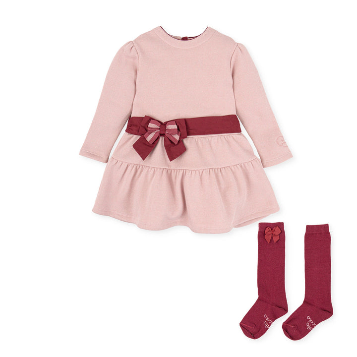Girl Ikebana Dress & Socks-Petal Tutto Piccolo