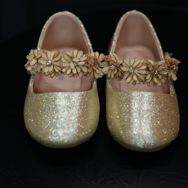 Ceremony Mary Jane for Girls (5) - Gold Kids Chic