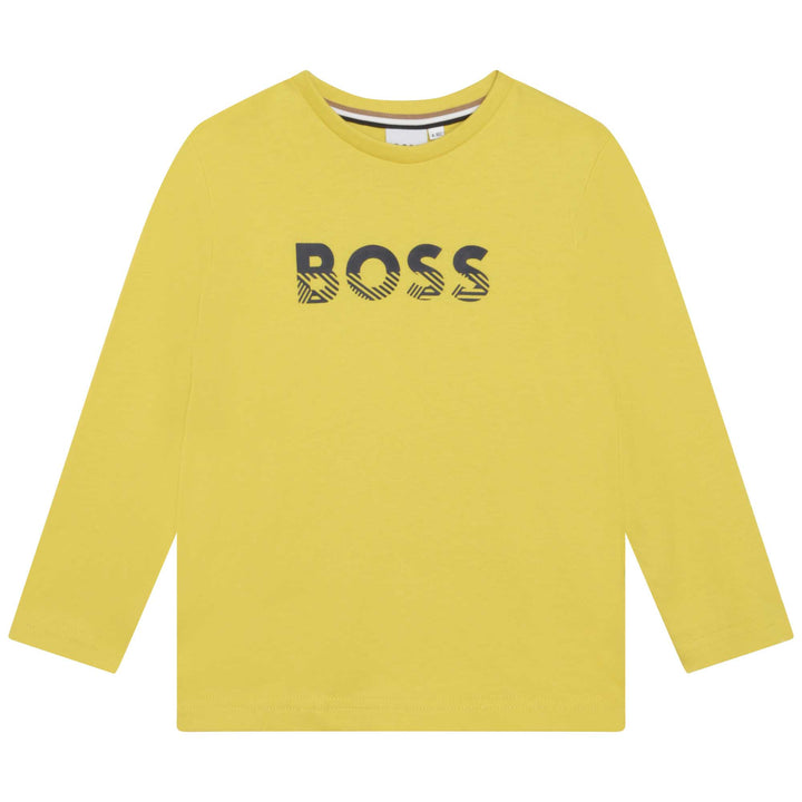 Long Sleeve T-Shirt - Lime BOSS
