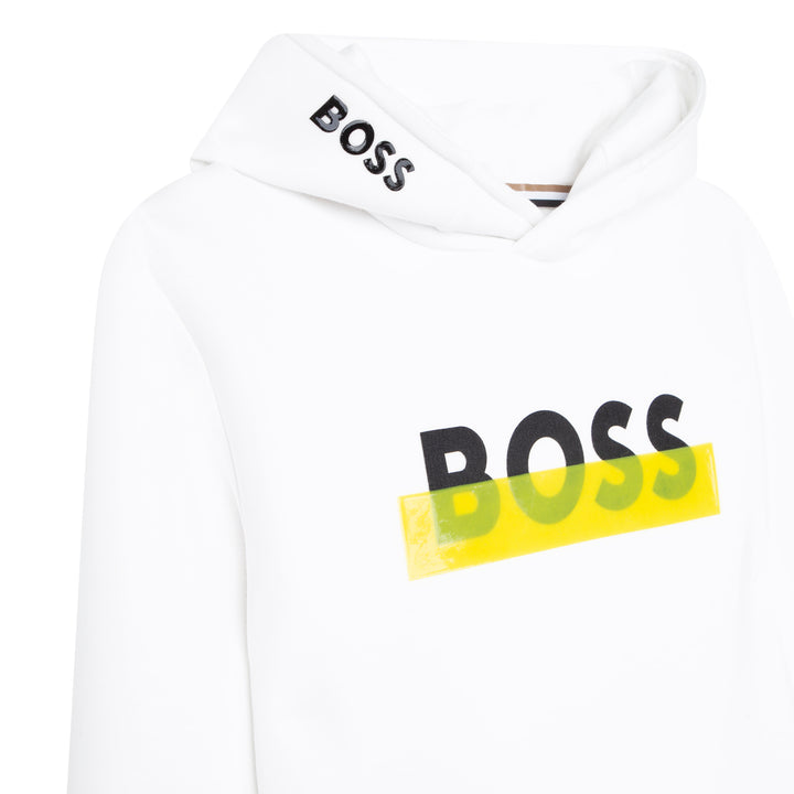 Hooded Sweatshirt - White BOSS