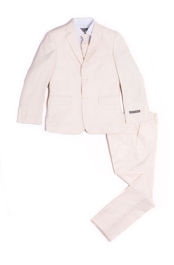 Suit for boys: 5 pieces Set - Off White Kids Chic