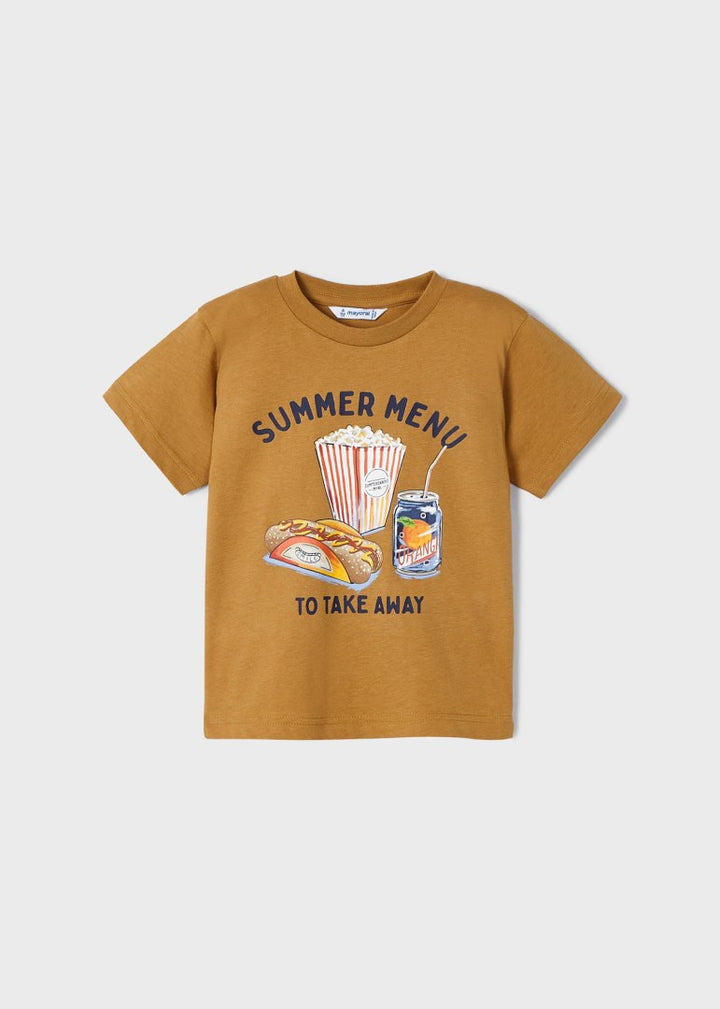 Mayoral S/s t-shirt for boy - Camel Mayoral